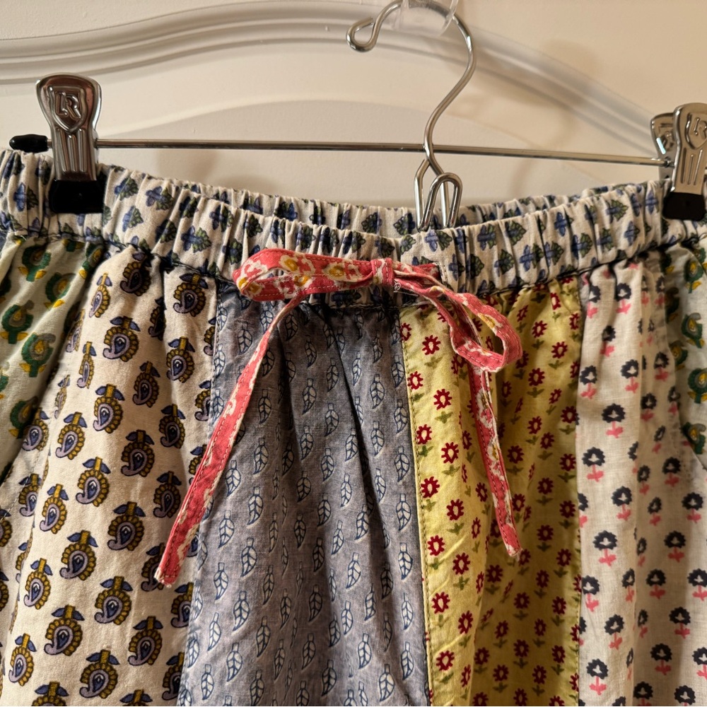 NWOT Sacred Threads Multicolor Patchwork Pants Si… - image 2